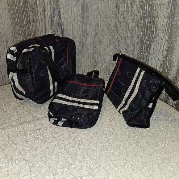 makeup bag 3Pcs,Professional Cosmetic Make up Bags Travel Case Organizer,Accesso - Picture 1 of 8